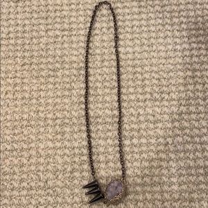 Funky stone necklace